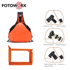 Sling Travel Camera bags for Storaged DSLR/SLR Camera lens